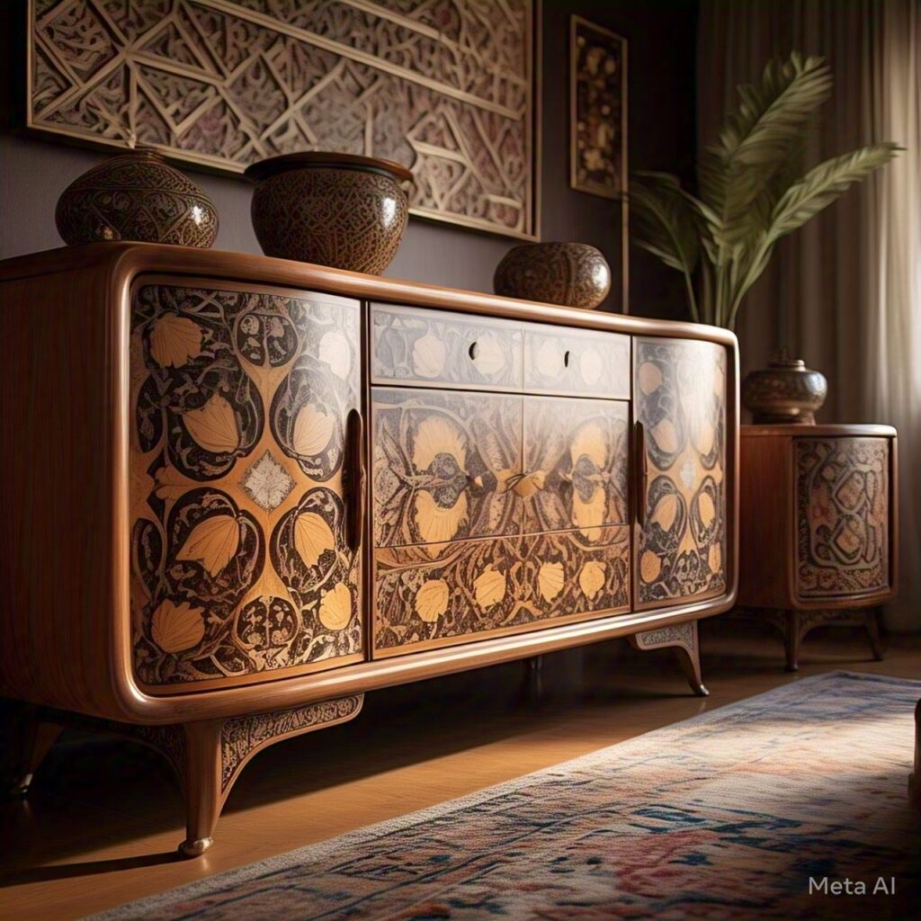 Arabesque Meets Mid-Century Modern: A Fusion of Timeless Elegance in Home Decoration 9 Arabesque Inspired Accents