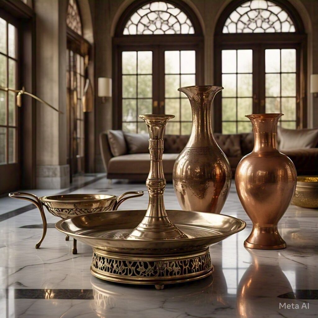 Arabesque Meets Mid-Century Modern: A Fusion of Timeless Elegance in Home Decoration 12 Mixed Metals