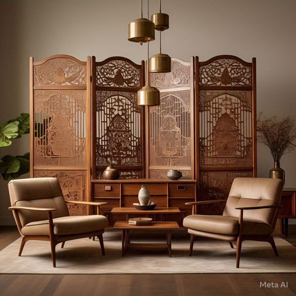 Arabesque Meets Mid-Century Modern: A Fusion of Timeless Elegance in Home Decoration 6 Natural Materials