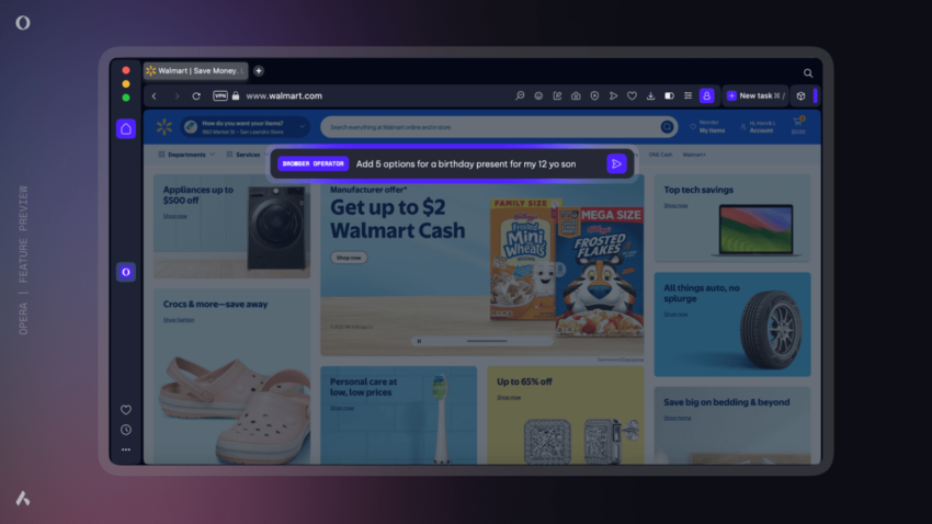 Browser Operator Gift Shopping 2