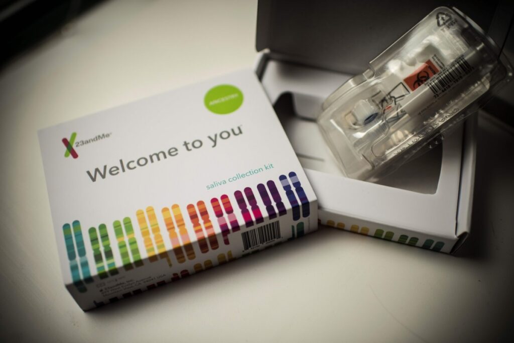 23andme dna testing kit getty