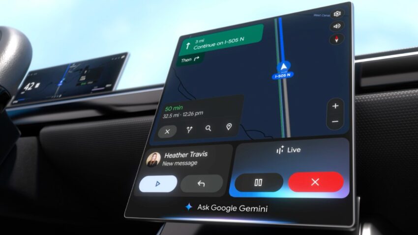 google gemini android auto
