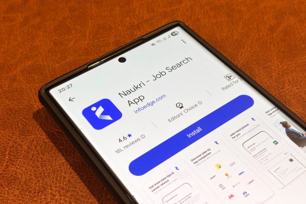 naukri app techcrunch
